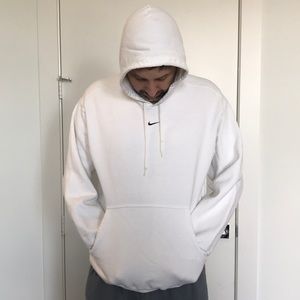 White nike hoodie